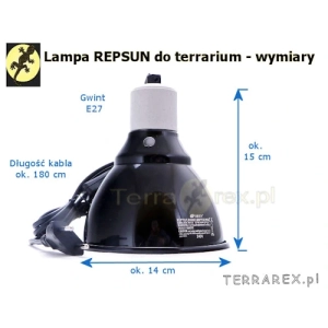 terrarex-LAMPY-REPSUN-do-100W-E27-wymiary